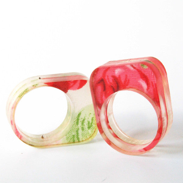 Anillo Tela Vintage